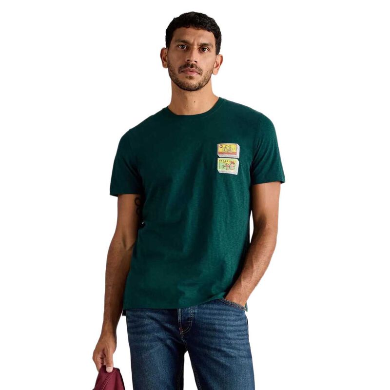 White Stuff Abersoch Graphic Pocket Bike Tee image number 0